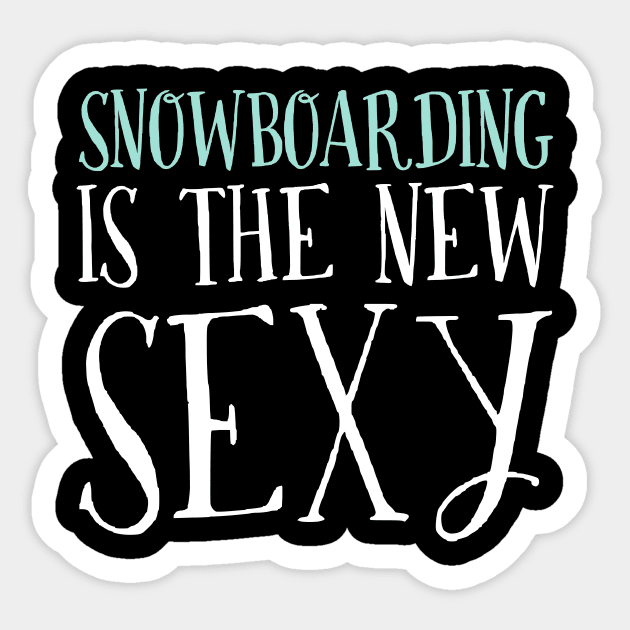 Gifts For Snowboarding Lovers Sticker by divawaddle